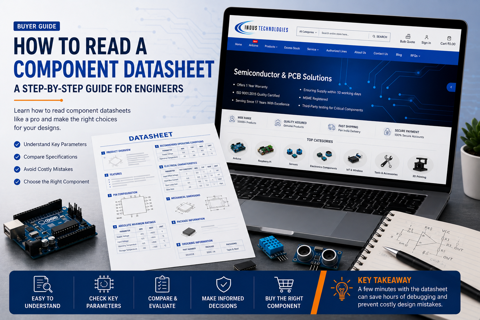 How to Read a Component Datasheet — A Step-by-Step Guide for Engineers