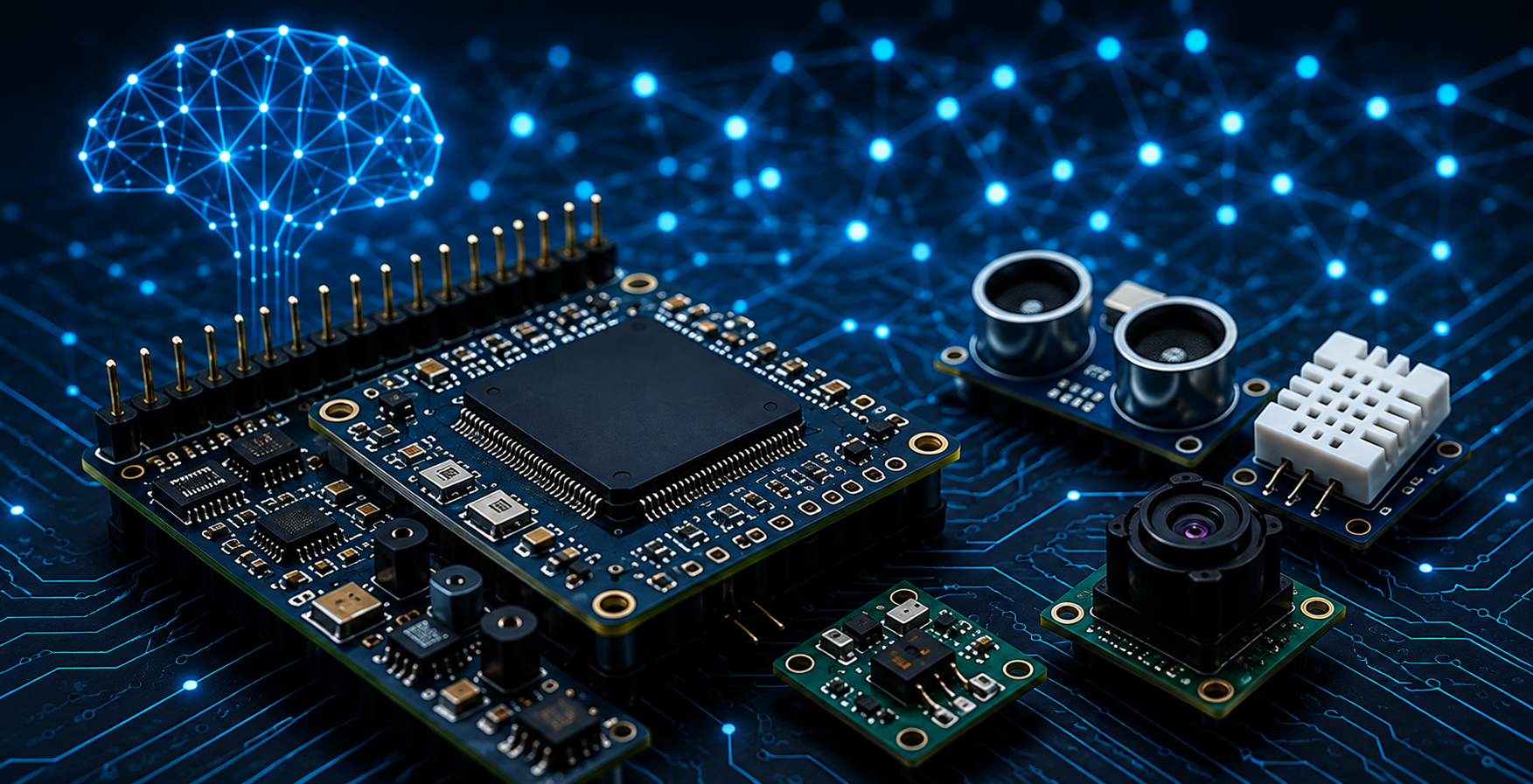 AI Hardware at the Edge — Which Microcontrollers & Sensors Are Powering It?
