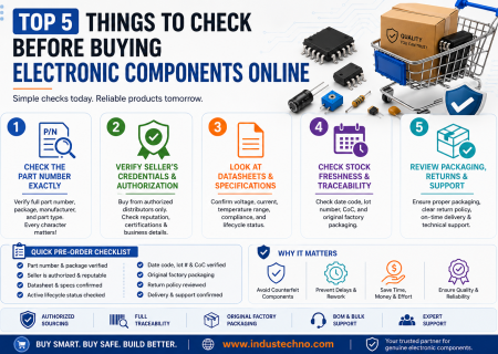Top 5 Things to Check Before Buying Electronic Components Online